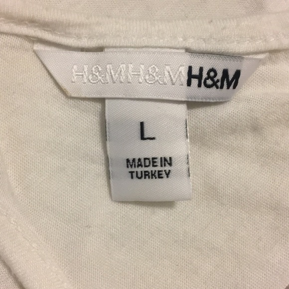 White H&M Racerback Braided Tank - Picture 5 of 6